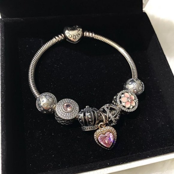 Pandora Charm Bracelet with Box - Picture 1 of 4